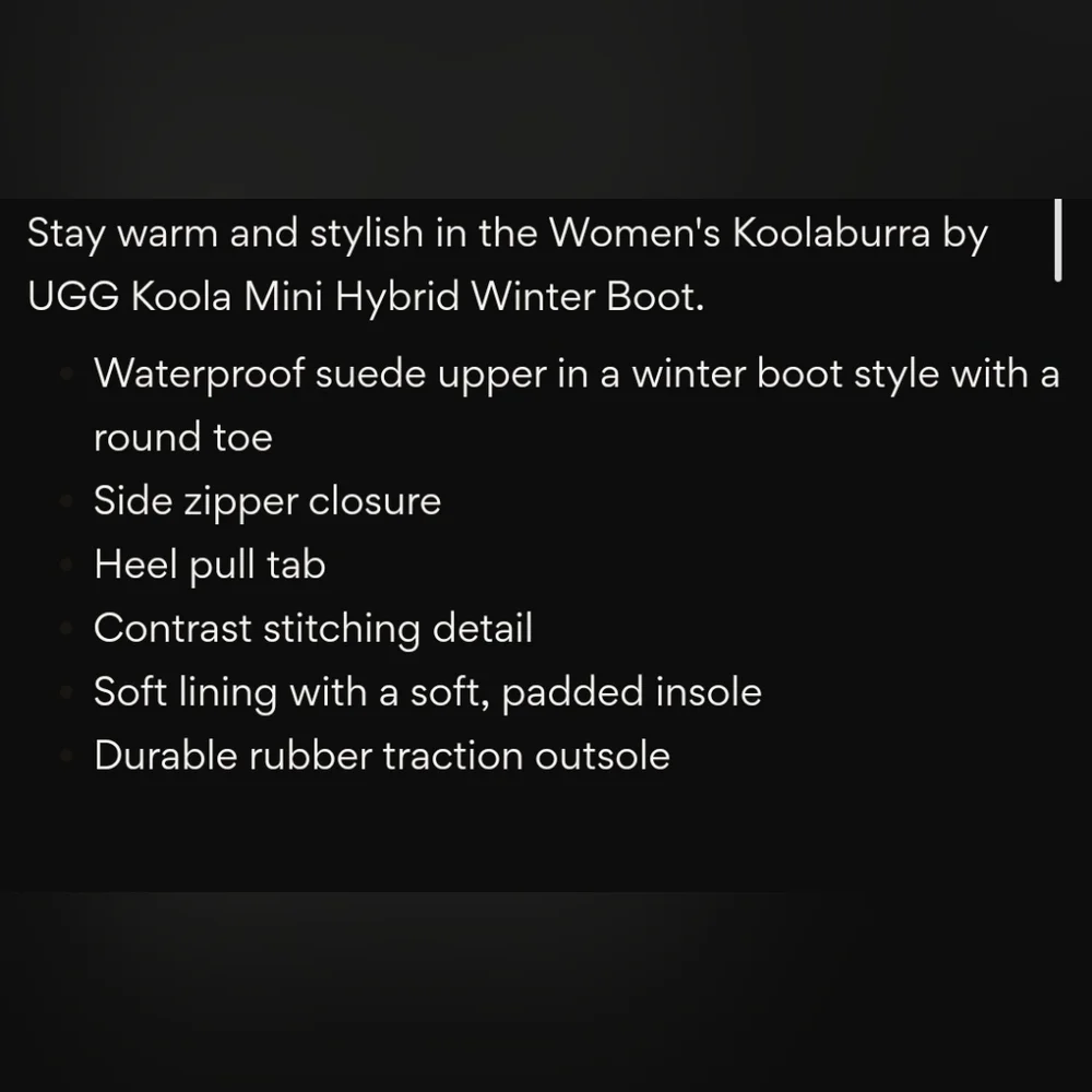 Size 8 - New Koolaburra By UGG Mini Hybrid Winter Boot Chestnut - Picture 16 of 16